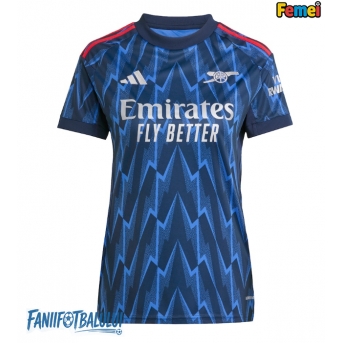Arsenal Tricou Fotbal Replică 2025-26 Femei Deplasare